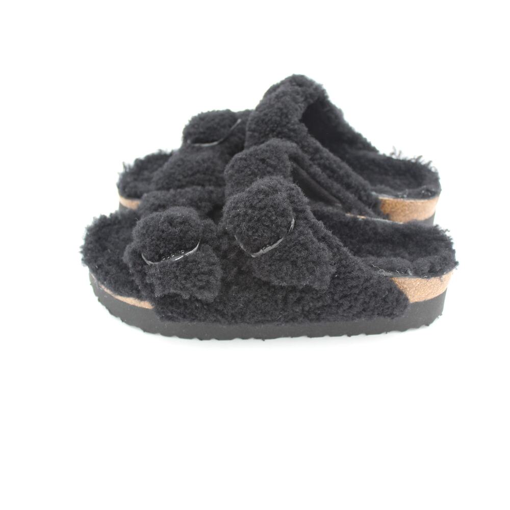 Papillio Birkenstock Arizona Big Buckle Shearling 39 Womens 8 Cozy Sandal Fuzzy - Picture 2 of 7